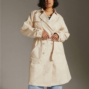 NWT Anthropologie Daisy Trench Coat